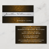 Silver Band Modern Professional Visitekaartje (Voorkant / Achterkant)