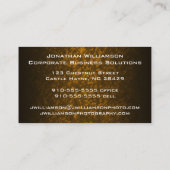 Silver Band Modern Professional Visitekaartje (Achterkant)