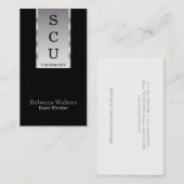 Silver Banner Visitekaartje (Voorkant / Achterkant)