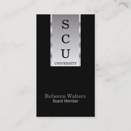 Silver Banner Visitekaartje (Voorkant)