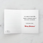 "Silver Bars" Christmas Wenskaart & Envelope Feestdagen Kaart (Binnen)