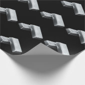 Silver Bars Wrapping Paper Cadeaupapier (Hoek)