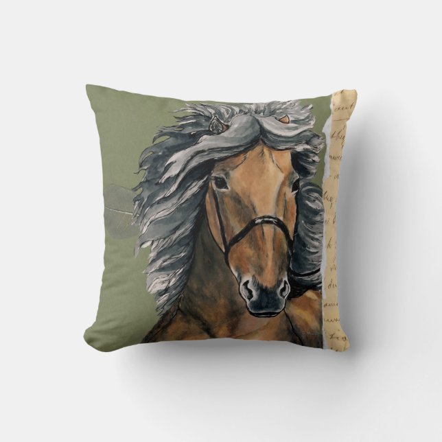 Silver Bay IJslands Kussen (Voorkant)