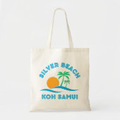 SILVER BEACH-KOH SAMUI TOTE BAG (Voorkant)