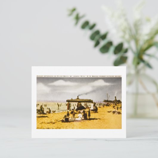Silver Beach, St. Joseph, Michigan Briefkaart (Staand voorkant)