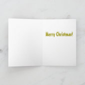 Silver Beard Christmas Elf Kaart (Binnen)