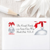 Silver Bell Believe adreslabel Etiket (Insitu)