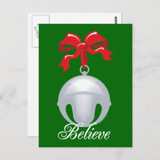 Silver Bell Believe Briefkaart (Voorkant / Achterkant)