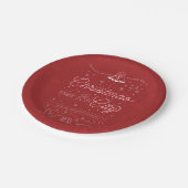 Silver Bells 7-inch Bord met Kerstmis (Gekanteld)