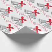 Silver Bells Cadeaupapier (Hoek)