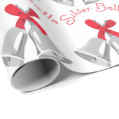 Silver Bells Cadeaupapier (Rol Hoek)