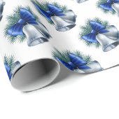 Silver Bells  Cadeaupapier (Rol Hoek)