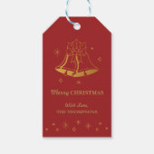 SILVER BELLS / Christmas Gift Label Cadeaulabel (Voorkant)