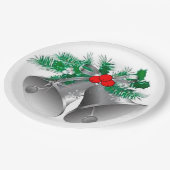 Silver Bells en Holly Paper Bord (Gekanteld)