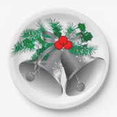 Silver Bells en Holly Paper Bord (Voorkant)