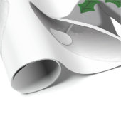 Silver Bells en Holly Wrapping Paper Cadeaupapier (Rol Hoek)