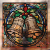 Silver Bells Faux-Glas in lood Raamsticker (Vel 2)
