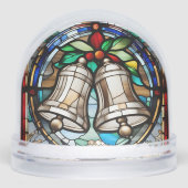 Silver Bells Faux-Glas in lood Sneeuwbol (Voorkant)