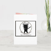 Silver Bells Invitation-Kaart (Achterkant)