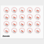 Silver Bells-Kerst sticker Prettige feestdagen (Vel)
