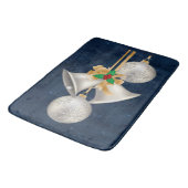 Silver Bells kerstbathmat Badmat (Gekanteld)
