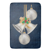 Silver Bells kerstbathmat Badmat (Voorkant Verticaal)