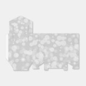 Silver Bells kerstcadeaudoos Bedankdoosjes (Uitgevouwen)