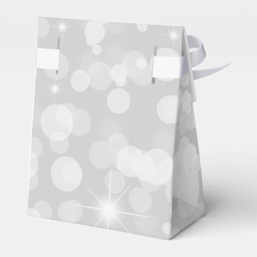 Silver Bells kerstcadeaudoos Bedankdoosjes (Achterkant)