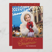 SILVER BELLS / kerstfotokaart Feestdagenkaart (Voorkant / Achterkant)