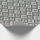 Silver Bells kerstpapier voor kerstwappers Cadeaupapier (Hoek)