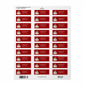 Silver Bells op rood etiket (Full Sheet)