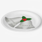 Silver Bells papier Borden Papieren Bordje (Gekanteld)