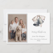 Silver Bells Photo  Feestdagenkaart (Voorkant)