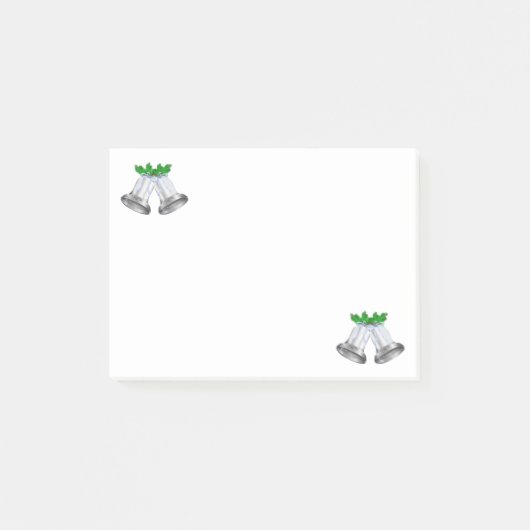 Silver Bells Post-it Notes (Voorkant)