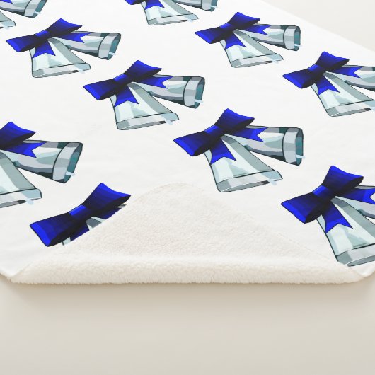 Silver Bells Sherpa Deken (3/4)