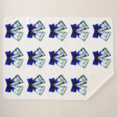 Silver Bells Sherpa Deken (Voorkant (horizontaal))