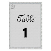 Silver Bells Symfonie Huwelijksreceptie Kaart (Voorkant)