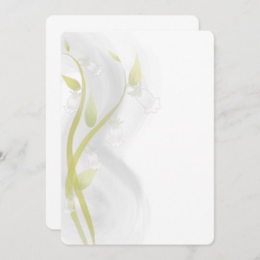 Silver Bells Waterverf Wash (Voorkant / Achterkant)