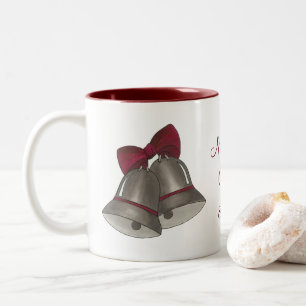Silver Bells Wedding Bell Persoonlijk Mug Tweekleurige Koffiemok