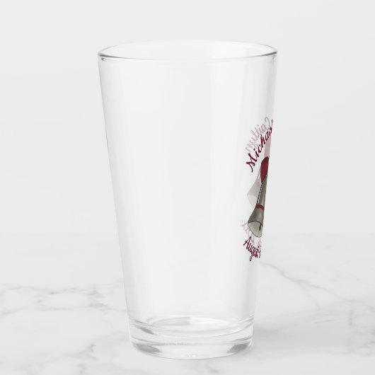 Silver Bells Wedding Jubileum Engagement Party Glas (Rechts)