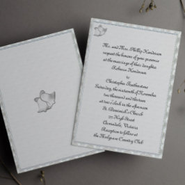 Silver Bells Wedding Kaart