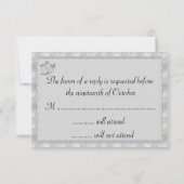 Silver Bells Wedding RSVP Kaartje (Achterkant)