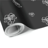 Silver Bells Wrapping Paper Cadeaupapier (Rol Hoek)