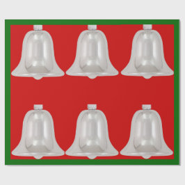 Silver Bells Wrapping Paper Cadeaupapier