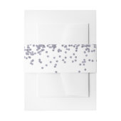 "Silver Belly Bands" Uitnodigingen Wikkel (Voorkant Voorbeeld)