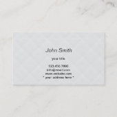 Silver Belt Bodyguard Bullets visitekaartje (Achterkant)