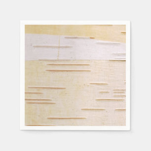 Silver Birch Bark Napkin Servetten