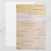 Silver Birch Bark Stationery Briefpapier (Voorkant / Achterkant)