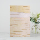 Silver Birch Bark Stationery Briefpapier (Staand voorkant)