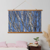 Silver Birch Branches Hangend Wandkleed (Slaapkamer)
